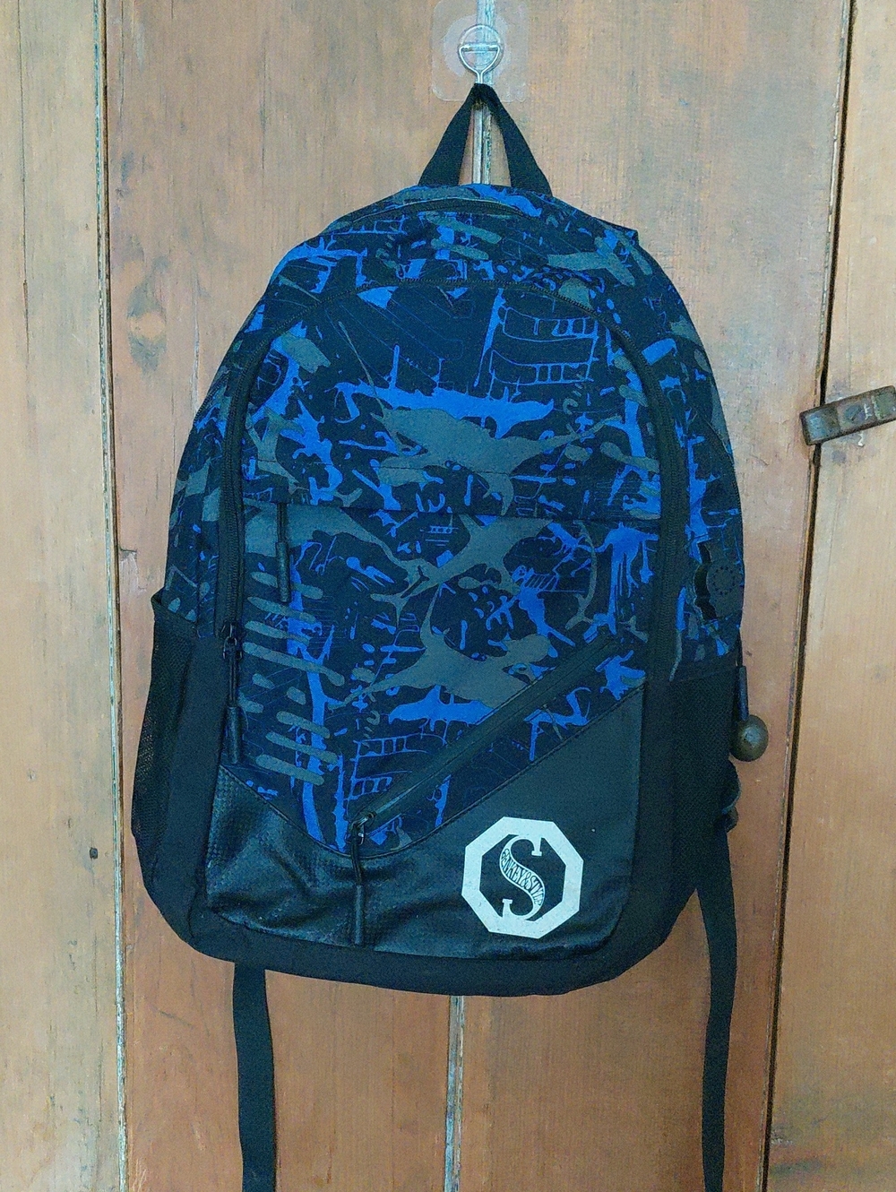 Senkey & Style Blue Patterned Men's Backpack - Versatile Everyday Bag